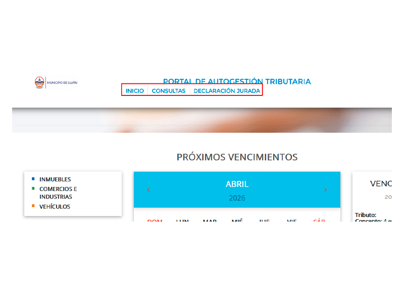 Ingreso al portal